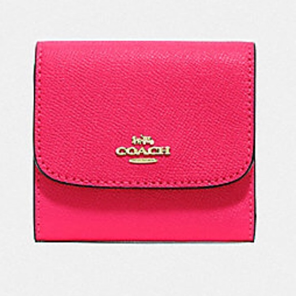 Coach NEON Pink small wallet